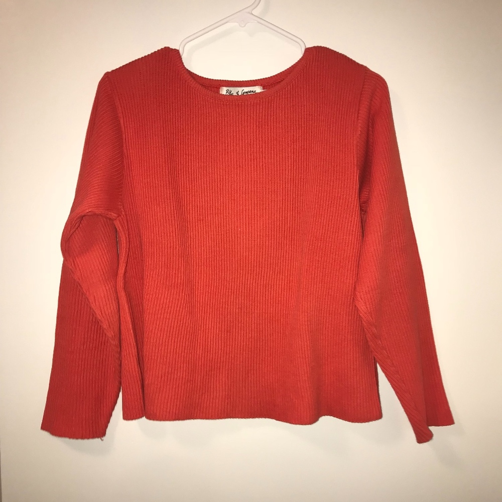 Orange  Sweater